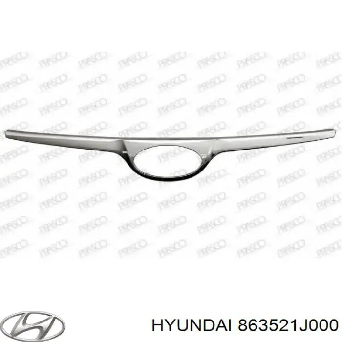 863521J000 Hyundai/Kia накладка (рамка решетки радиатора)