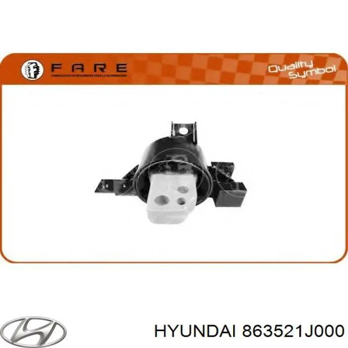 Купить 863521J000 Hyundai/Kia Накладка (рамка) решетки радиатора