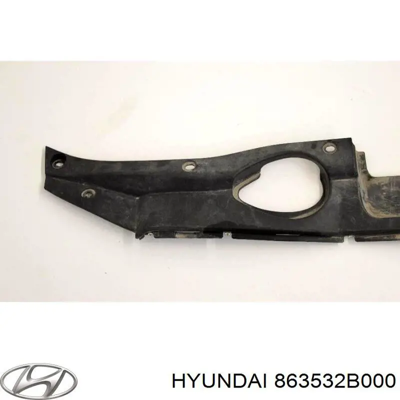 Placa sobreposta superior do painel dianteiro (de suporte do radiador) para Hyundai Santa Fe (CM)