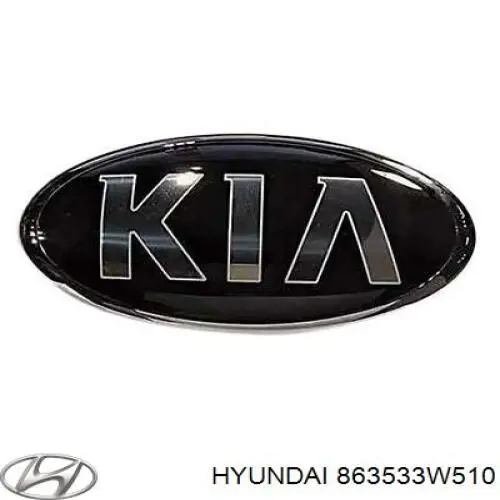 Эмблема крышки багажника (фирменный значок) на KIA Sportage SL