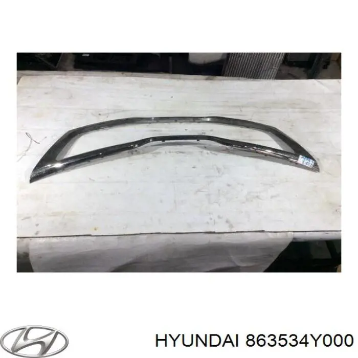 Купить 863534Y000 Hyundai/Kia Накладка (рамка) решетки радиатора
