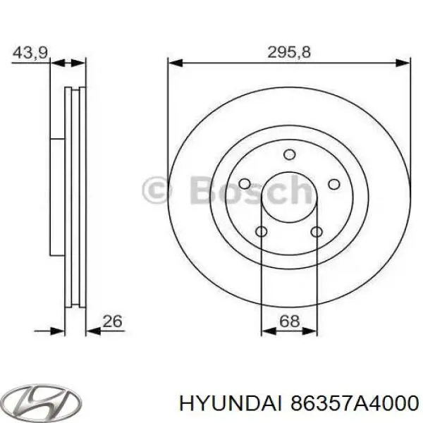 Купить 86357A4000 Hyundai/Kia 