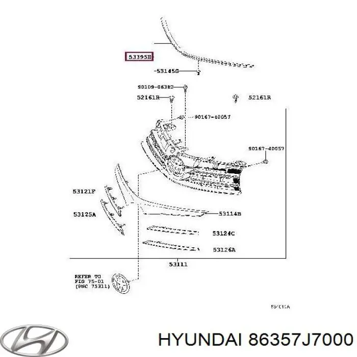 Купить 86357J7000 Hyundai/Kia 