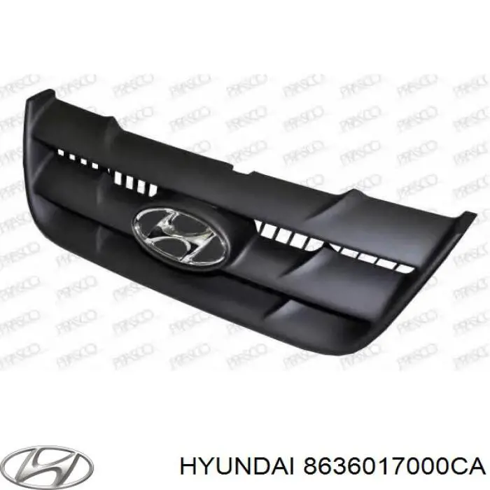 Решетка радиатора на Hyundai Matrix FC (Хундай Матрикс)