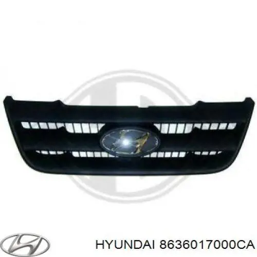 8636517000 Hyundai/Kia Решетка радиатора