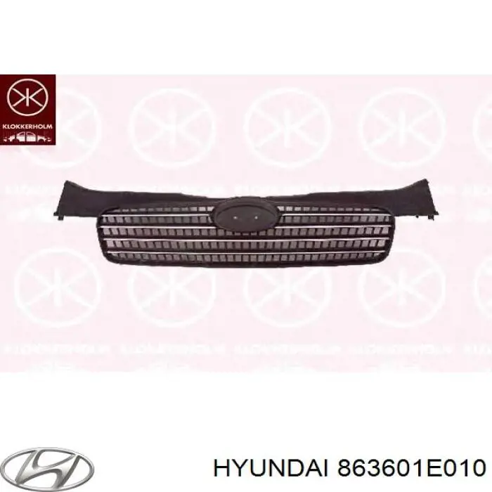 Решетка радиатора 863601E010 Hyundai/Kia