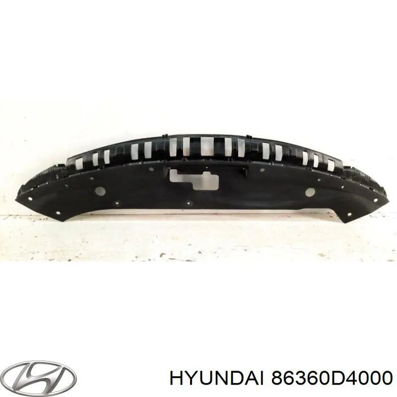 86360D4000 Hyundai/Kia placa sobreposta superior de difusor do radiador