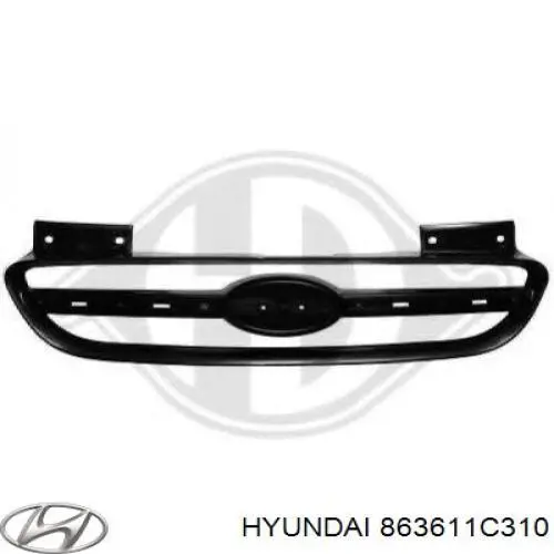 863611C310 Hyundai/Kia Накладка решетки радиатора