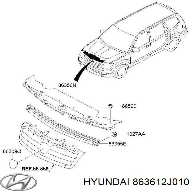 863612J010 Hyundai/Kia 