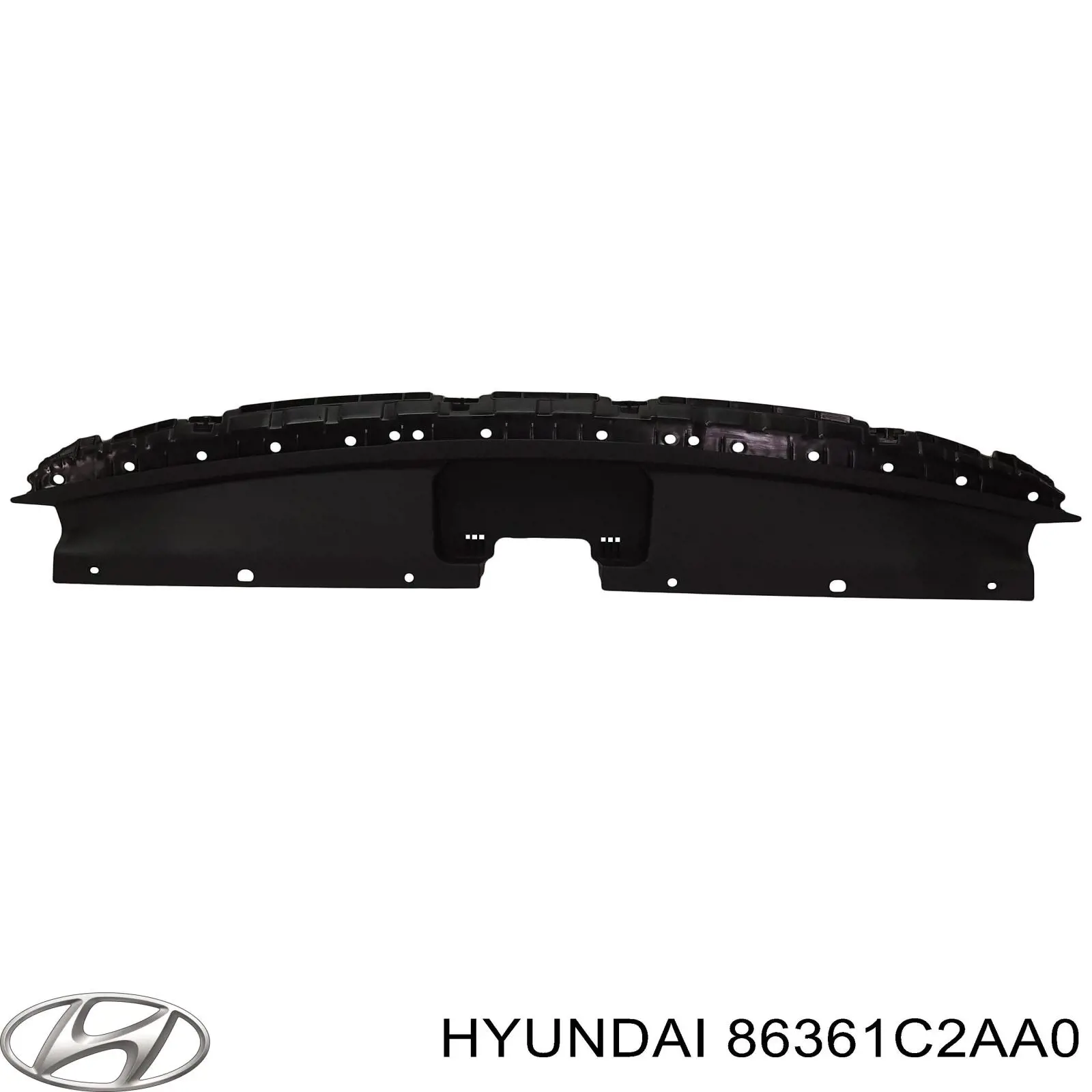 86361C2AA0 Hyundai/Kia Накладка передней панели (суппорта радиатора) верхняя