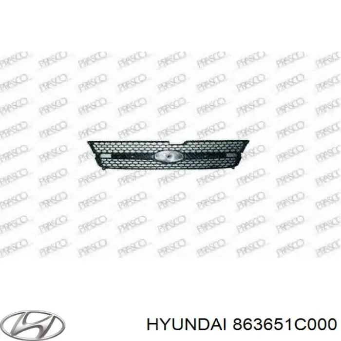 863651C000 Hyundai/Kia решетка радиатора