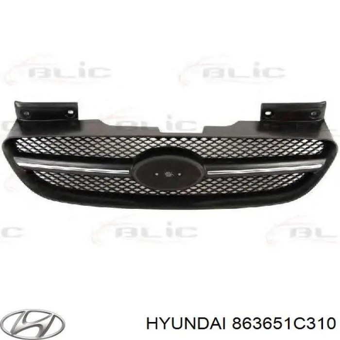 863651C310 Hyundai/Kia решетка радиатора
