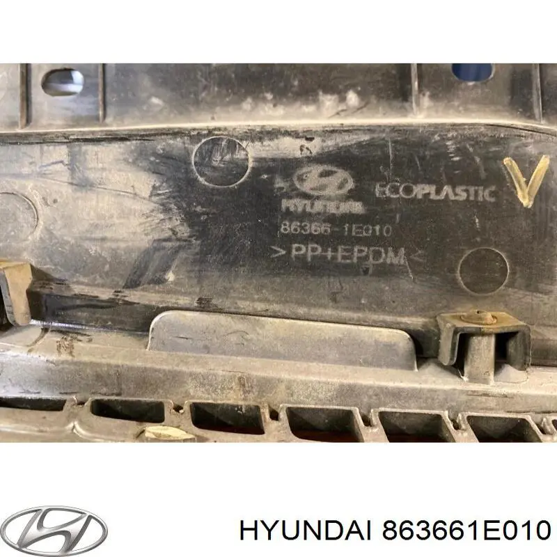 Накладка (рамка) решетки радиатора Hyundai/Kia 863661E010 цена, от 2.53 USD