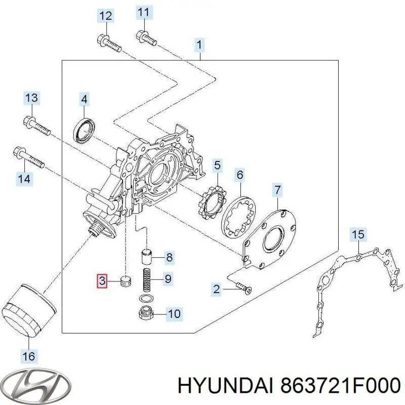  Hyundai/Kia 863721F000 цена, от 6.64 USD