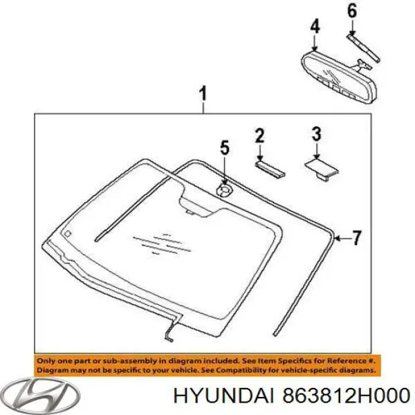  863812H000 Hyundai/Kia