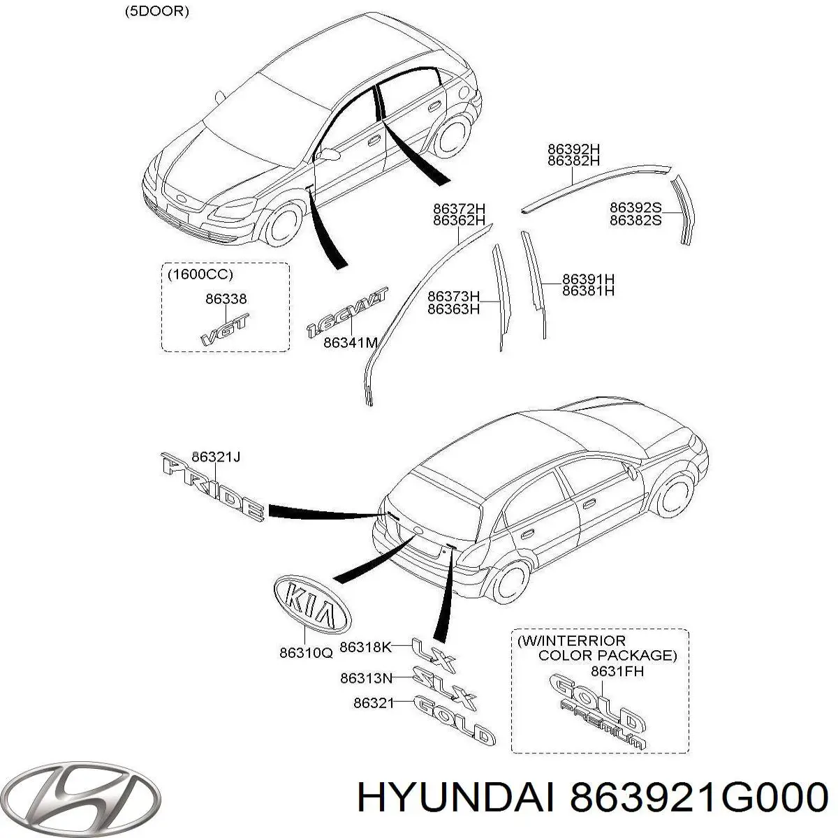 863921G000 Hyundai/Kia 