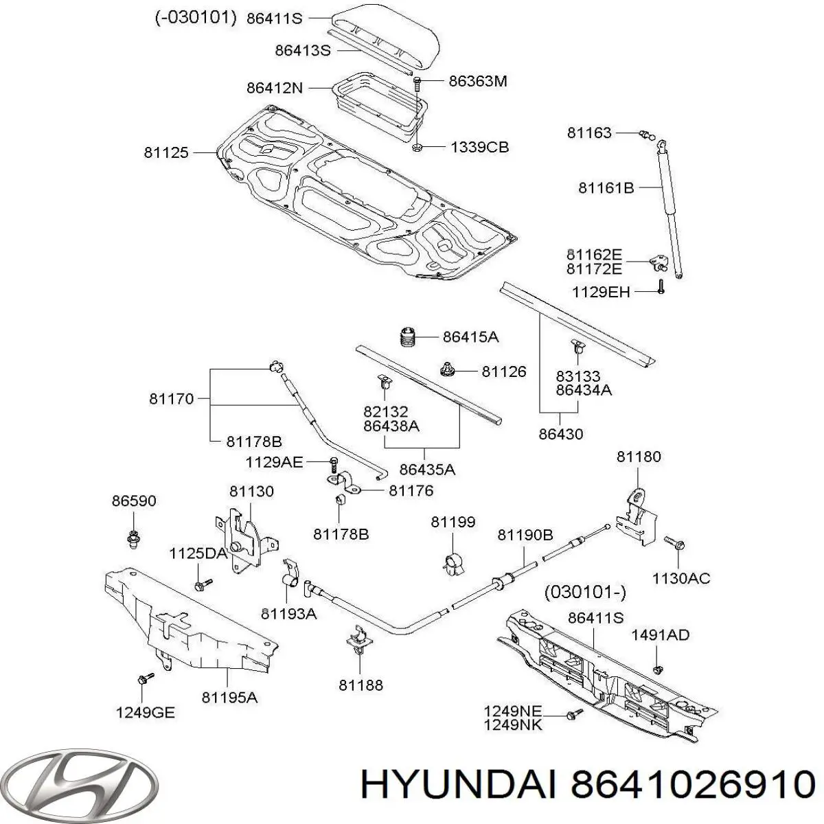  8641026910 Hyundai/Kia