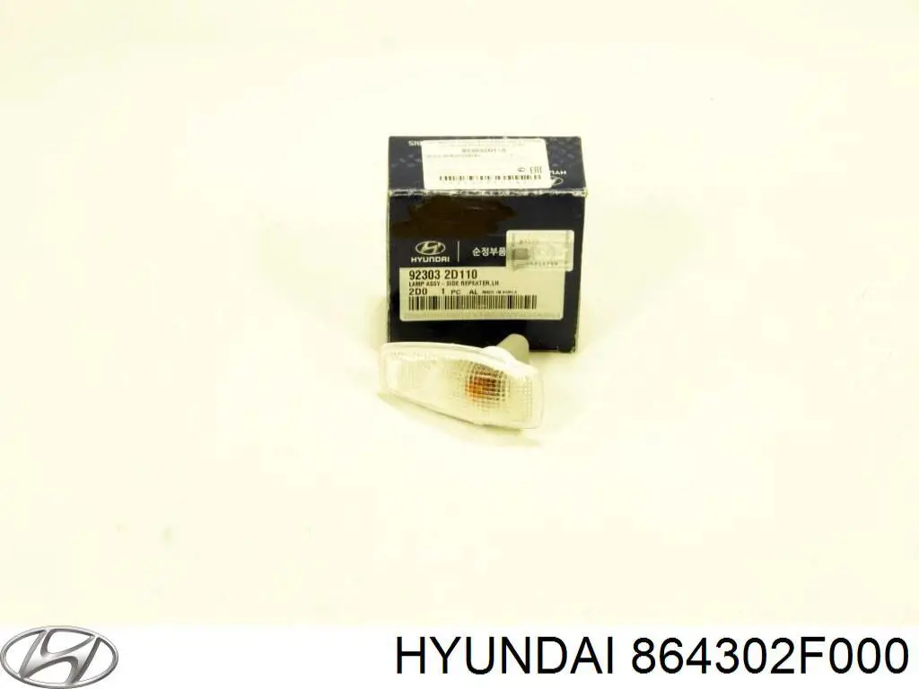 864302F000 Hyundai/Kia уплотнитель капота