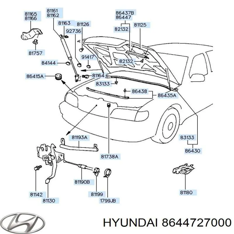  8644727000 Hyundai/Kia