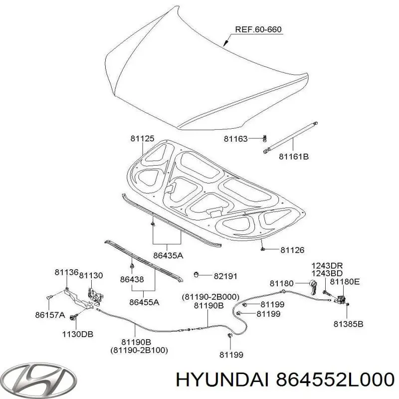 Купить 864552L000 Hyundai/Kia 