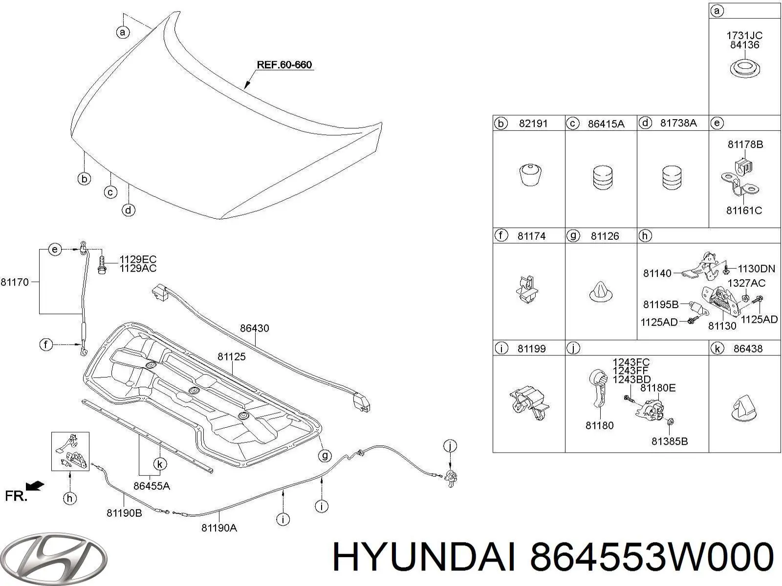 864553W000 Hyundai/Kia 