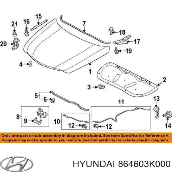 864603K000 Hyundai/Kia 