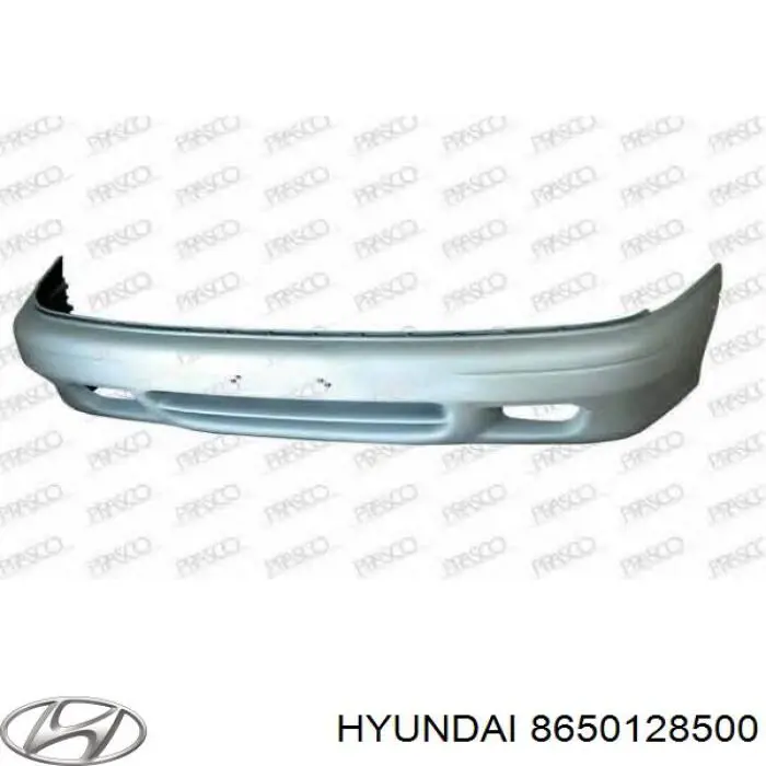 Передний бампер на Hyundai Lantra I 