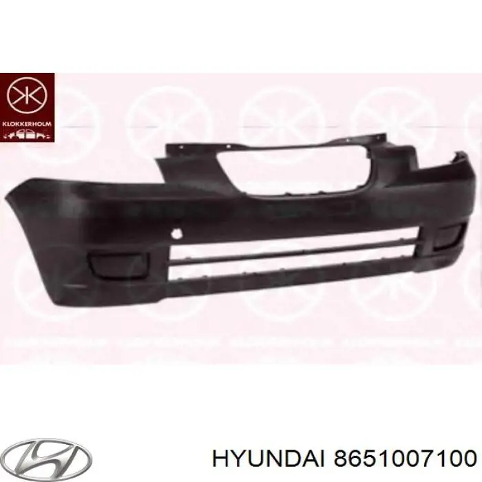 8651007100 Hyundai/Kia передний бампер