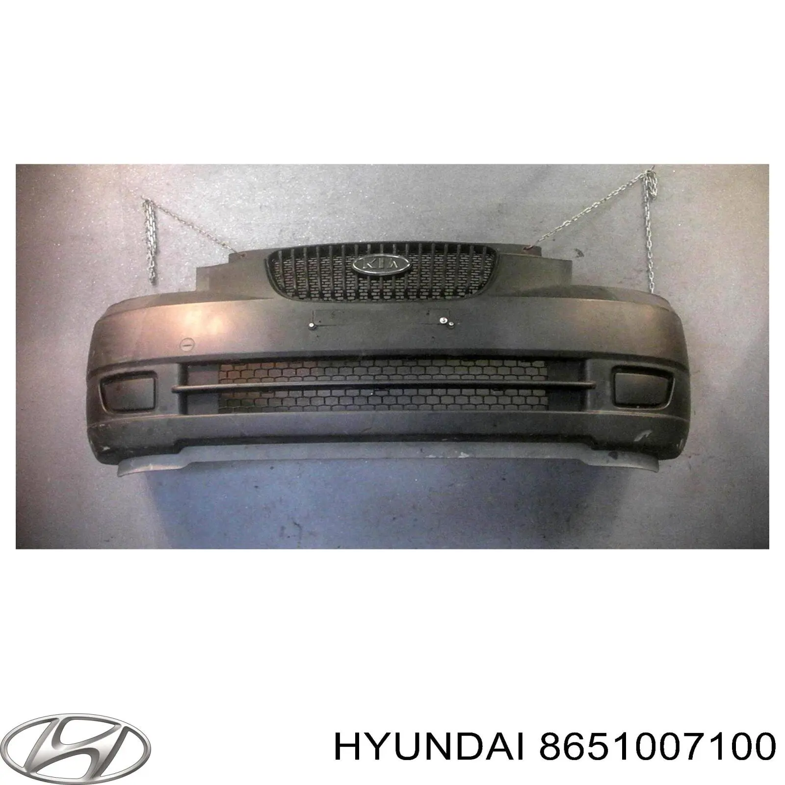 Купить 8651007100 Hyundai/Kia Буфер (бампер) передний