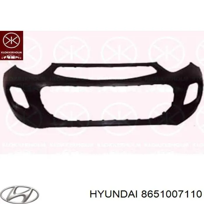 Купить 8651007110 Hyundai/Kia Буфер (бампер) передний