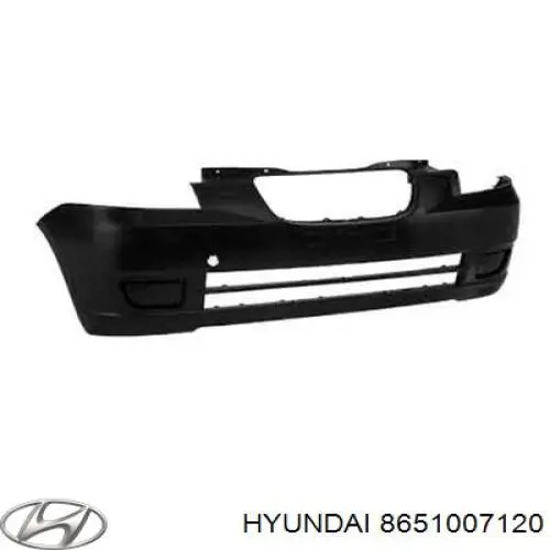 8651007120 Hyundai/Kia передний бампер