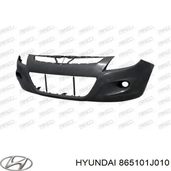 Передний бампер на Hyundai I20 PB