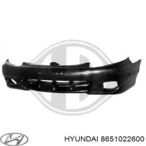 Купить 8651022600 Hyundai/Kia Буфер (бампер) передний