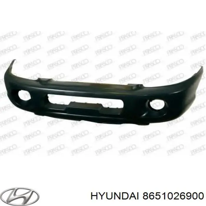 Бампер на авто Hyundai Santa Fe I внедорожник (SM) (2000 - 2006) цена, от 47.23 USD