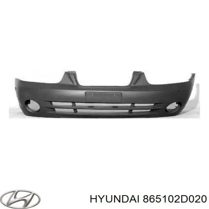 865102D020 Hyundai/Kia передний бампер