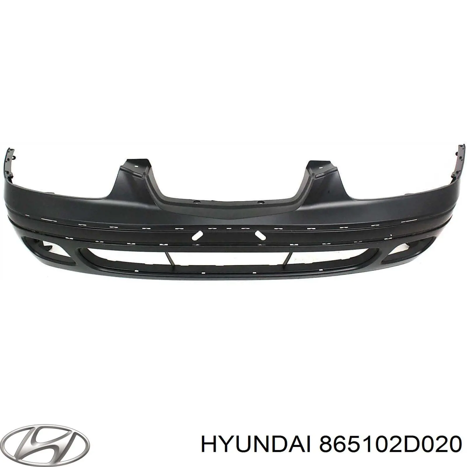 865102D020 Hyundai/Kia Бампер передний в сборе