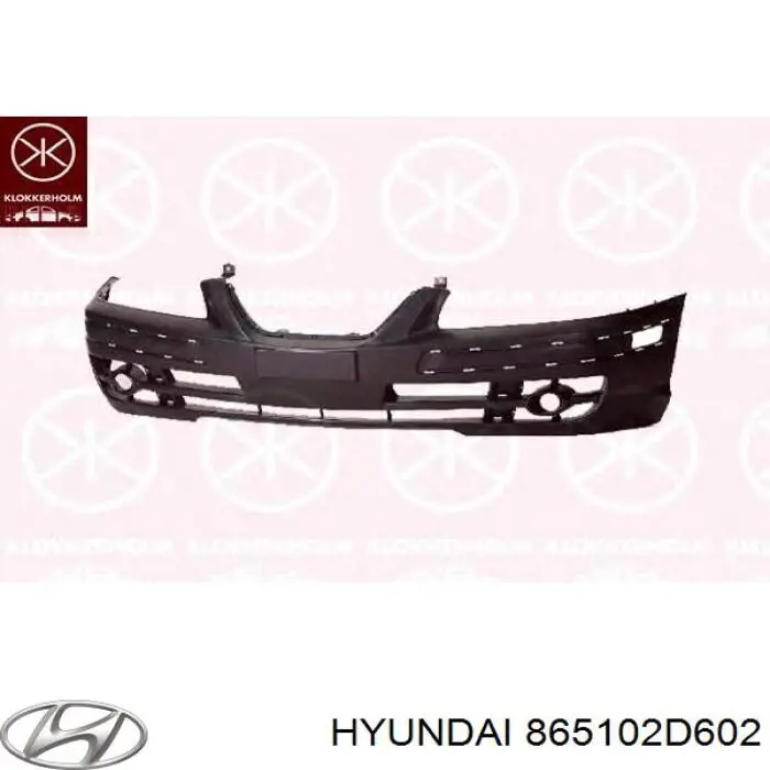 865102D602 Hyundai/Kia передний бампер