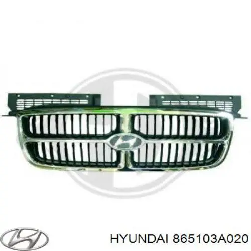 865103A020 Hyundai/Kia Бампер передний в сборе