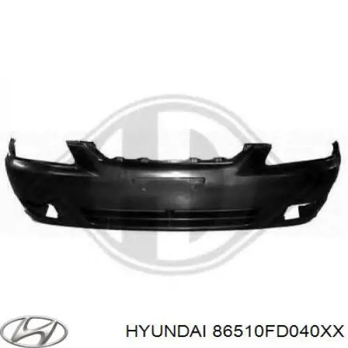 86510FD040XX Hyundai/Kia pára-choque dianteiro