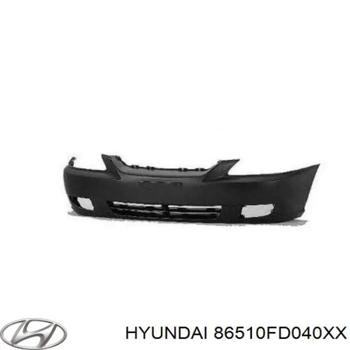 Купить 86510FD040XX Hyundai/Kia Буфер (бампер) передний