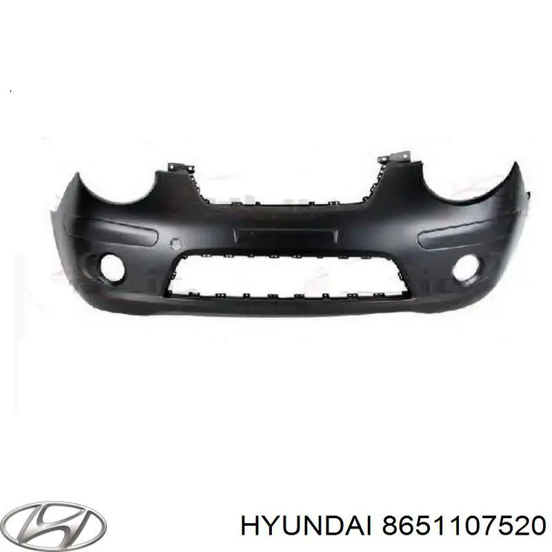 8651107520 Hyundai/Kia передний бампер