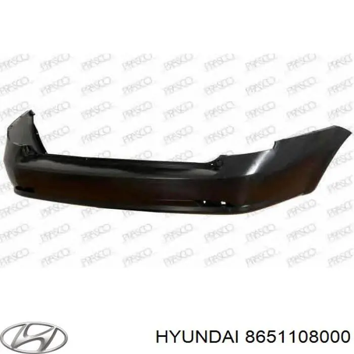 8651108000 Hyundai/Kia pára-choque traseiro