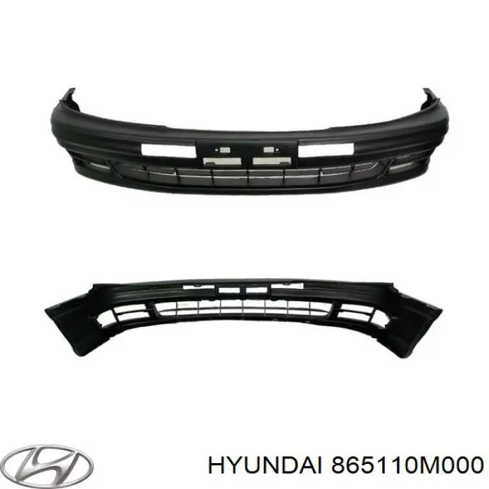 865110M000 Hyundai/Kia Бампер передний в сборе