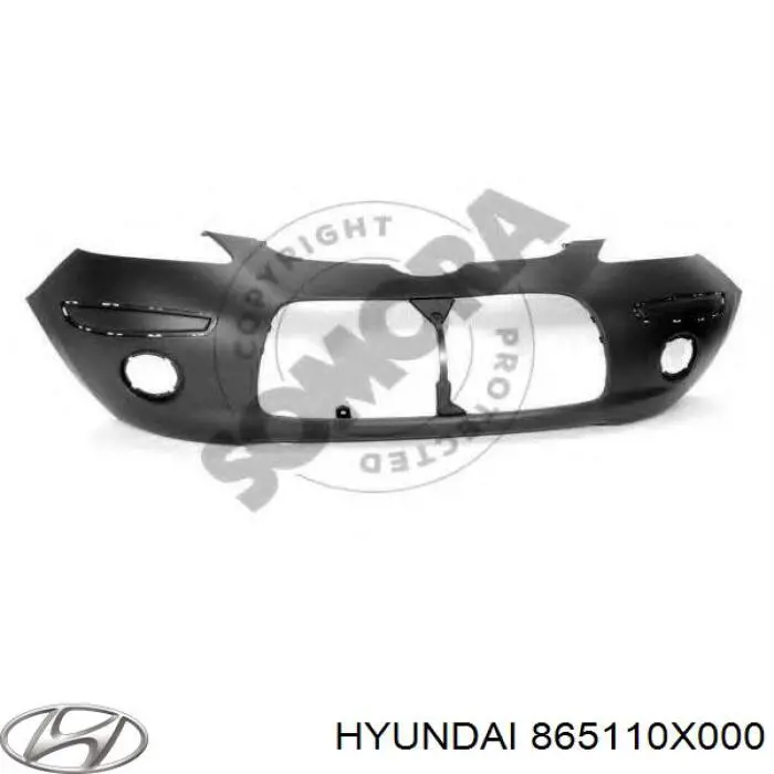 865110X000 Hyundai/Kia передний бампер