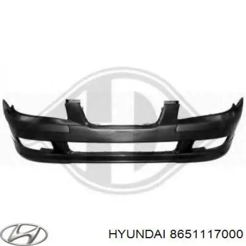 8651117000 Hyundai/Kia передний бампер