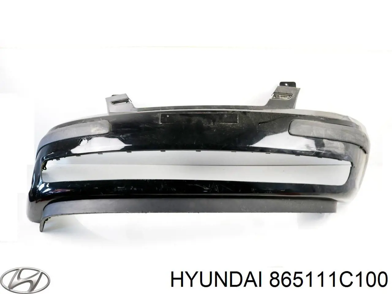 Передний бампер на Hyundai Getz 