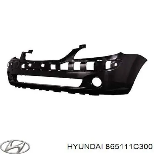 Передний бампер 865111C300 Hyundai/Kia