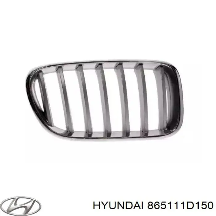 865111D150 Hyundai/Kia pára-choque dianteiro