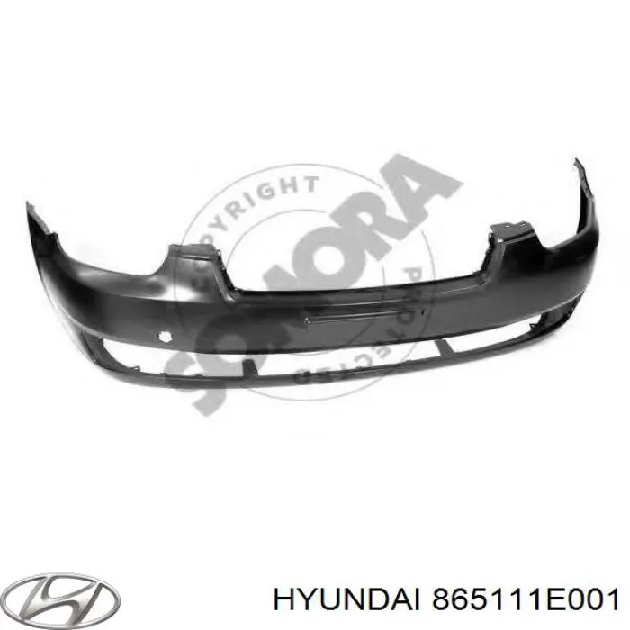 865111E001 Hyundai/Kia передний бампер