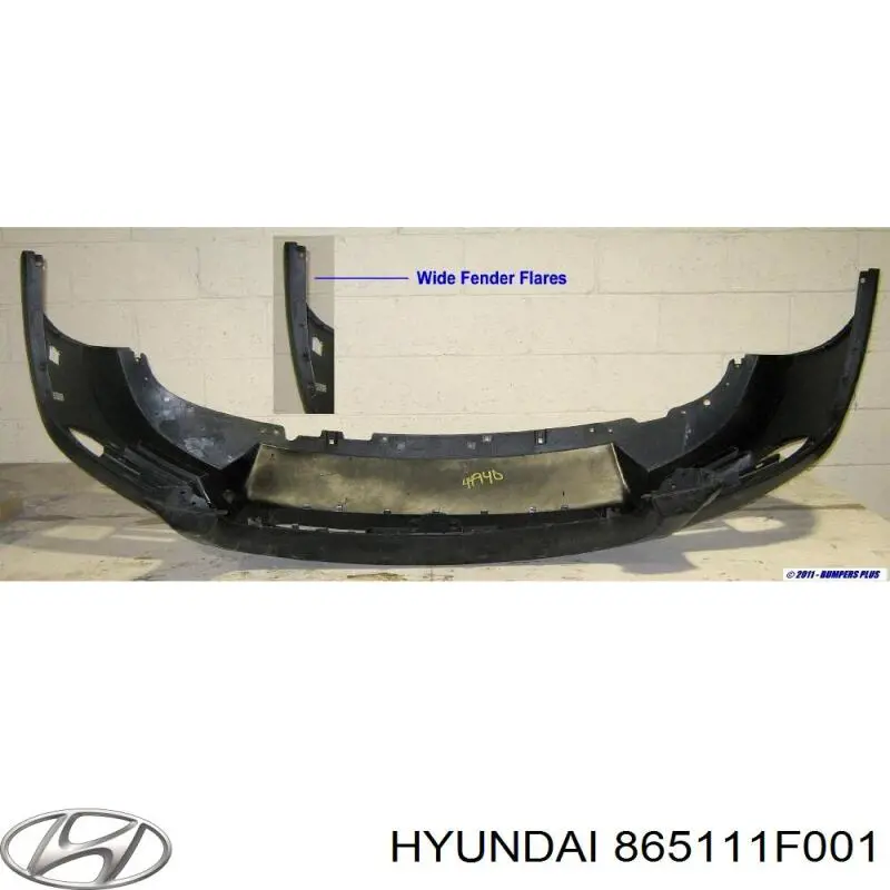 865111F000 Hyundai/Kia передний бампер